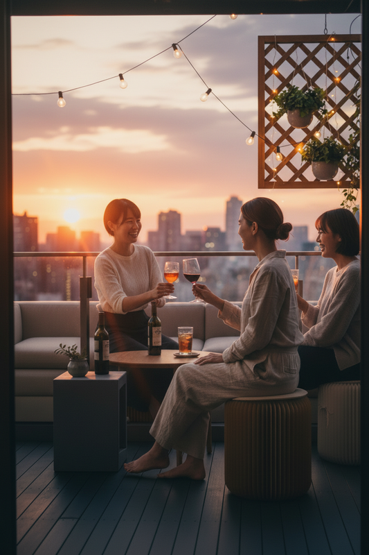 Aura Nordic™ 北欧デザイン フォールディングスツール