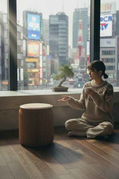 Aura Nordic™ 北欧デザイン フォールディングスツール