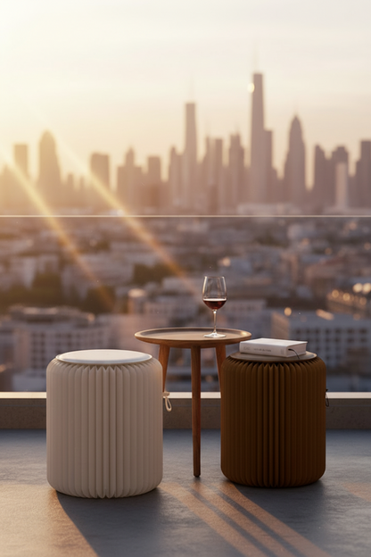 Aura Nordic™ 北欧デザイン フォールディングスツール