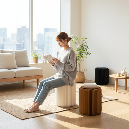 Aura Nordic™ 北欧デザイン フォールディングスツール