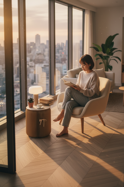 Aura Nordic™ 北欧デザイン フォールディングスツール