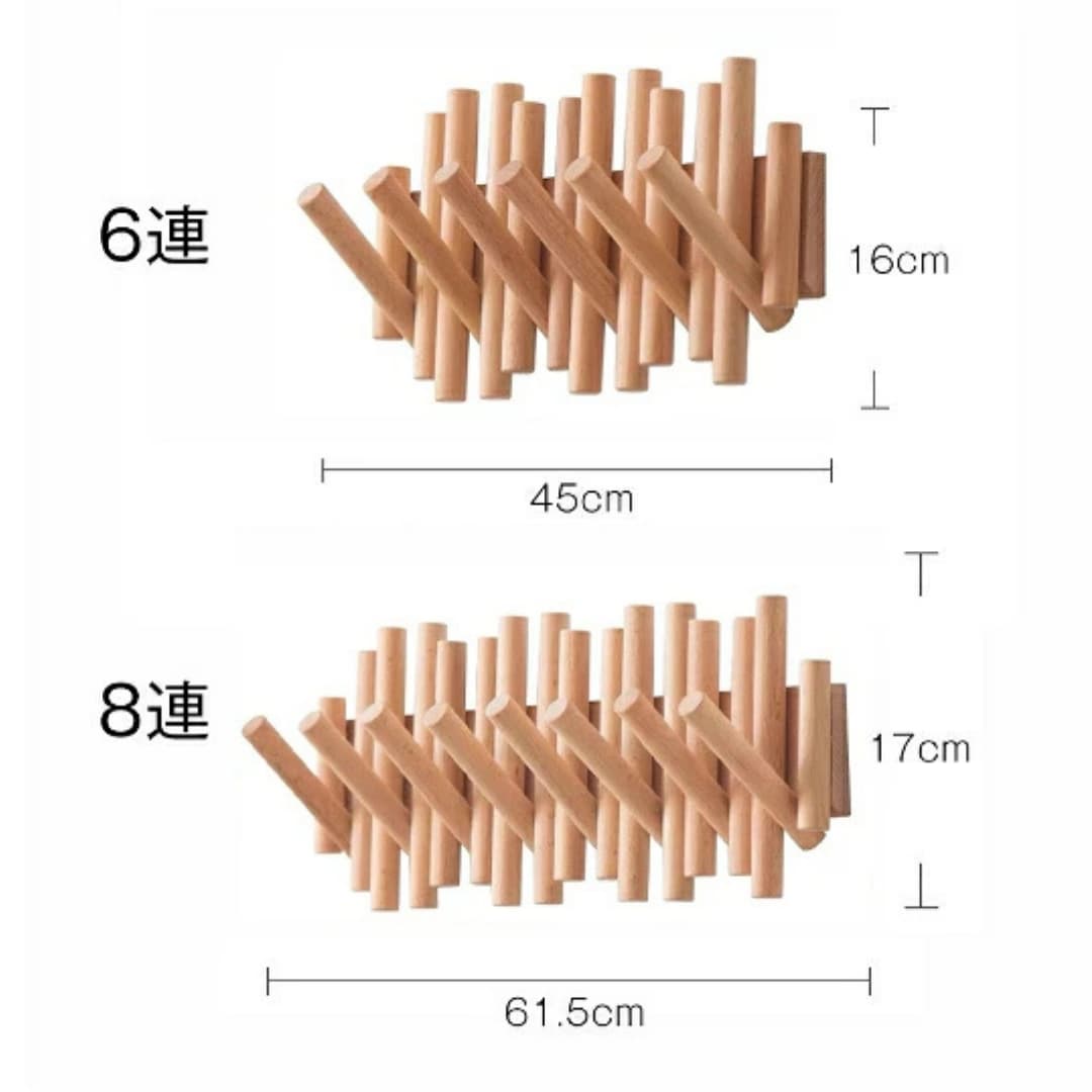 木製ウォールフック