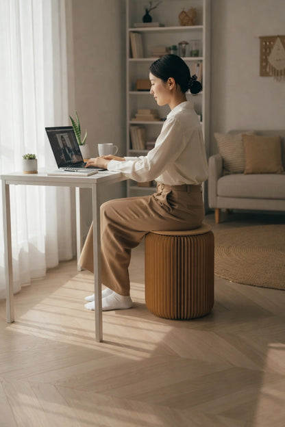 Aura Nordic™ フォールディングスツールは、 機能美と実用性を兼ね備えたデザインスツールです。